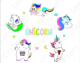 Download Free Unicorn Vector Etsy SVG Cut Files