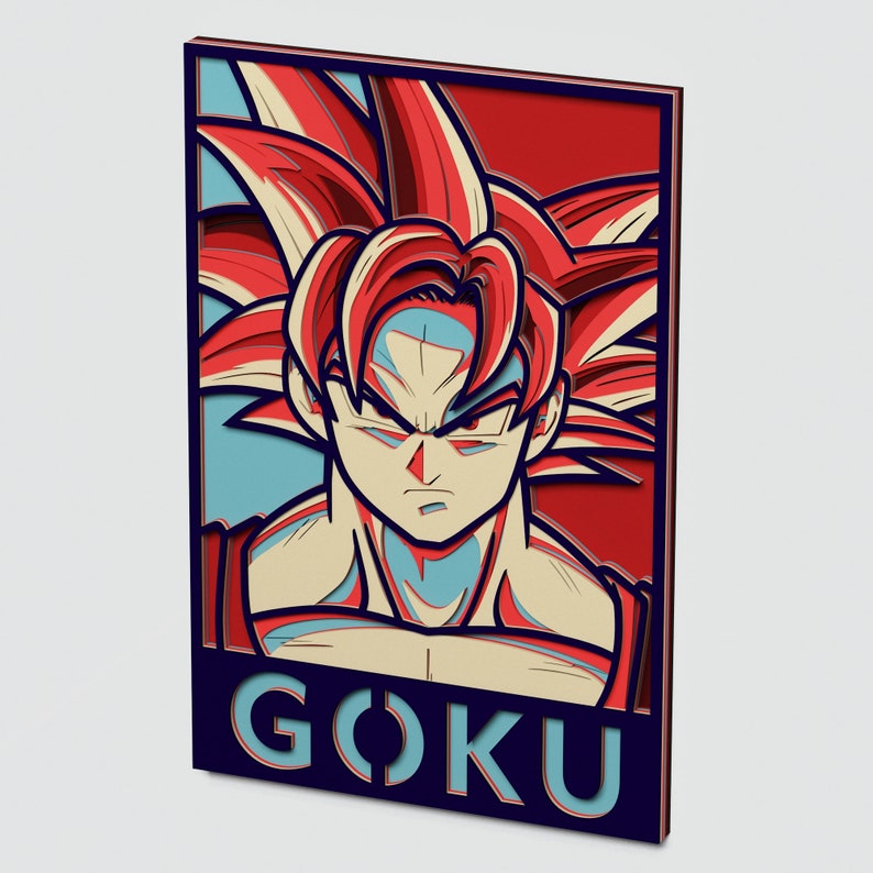 Download Multicapa Son Goku Mandala DXF SVG Archivo Goku Mandala en ...