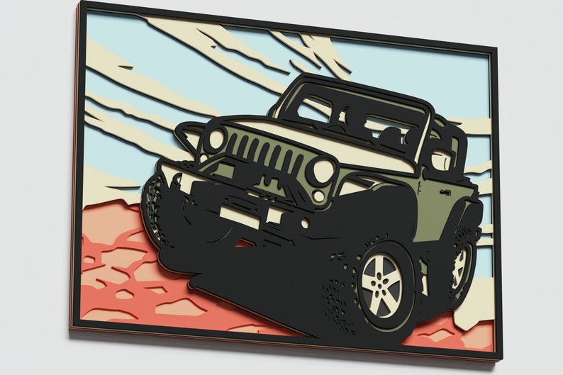 Download Svg Vector Jeep Mandala File For Laser Cutting Wood Wall Art Mandala Layered Off Road 3d Svg Mandala Multilayer Jeep Design Dxf Craft Supplies Tools Stamping Puhlsphotography Com