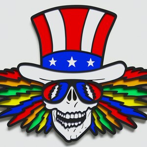 Download Multilayer Grateful Dead Stealie Mandala Dxf Svg Vector Etsy