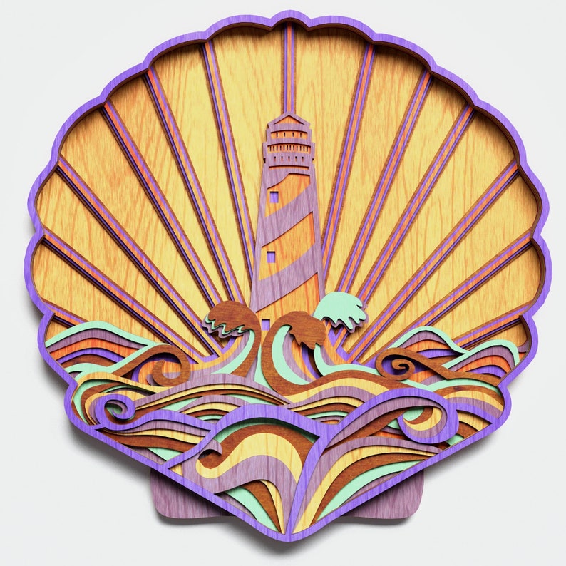 Download Multilayer Lighthouse Mandala DXF SVG CDR Vector Mandala ...
