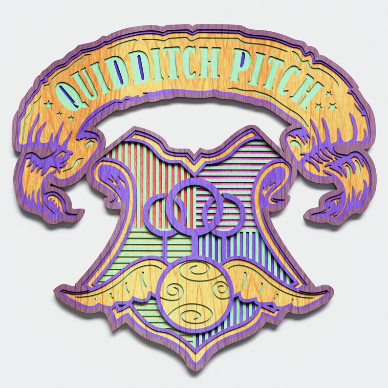Download Multicapa Quidditch Crest Mandala svg DXF SVG CDR Vector ...