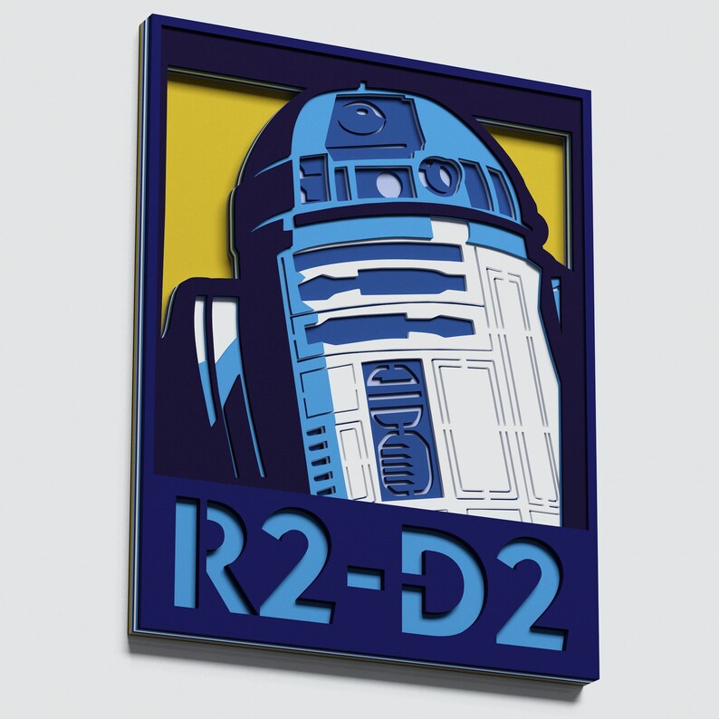 Download Multilayer R2-D2 Mandala SVG Layered Star Wars Mandala ...
