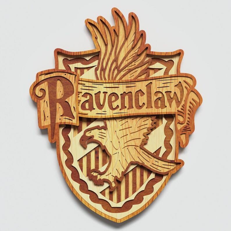 Download Multilayer Ravenclaw Crest Mandala svg DXF SVG Vector | Etsy