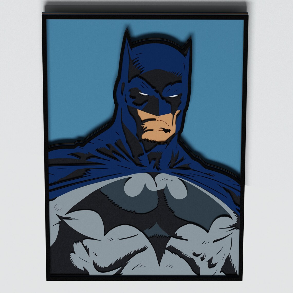 Multilayer Batman Mandala v2 DXF SVG Vector Batman Mandala | Etsy