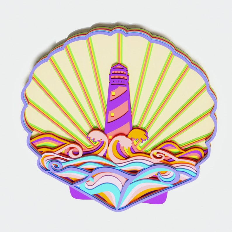 Download Multilayer Lighthouse Mandala DXF SVG CDR Vector Mandala ...