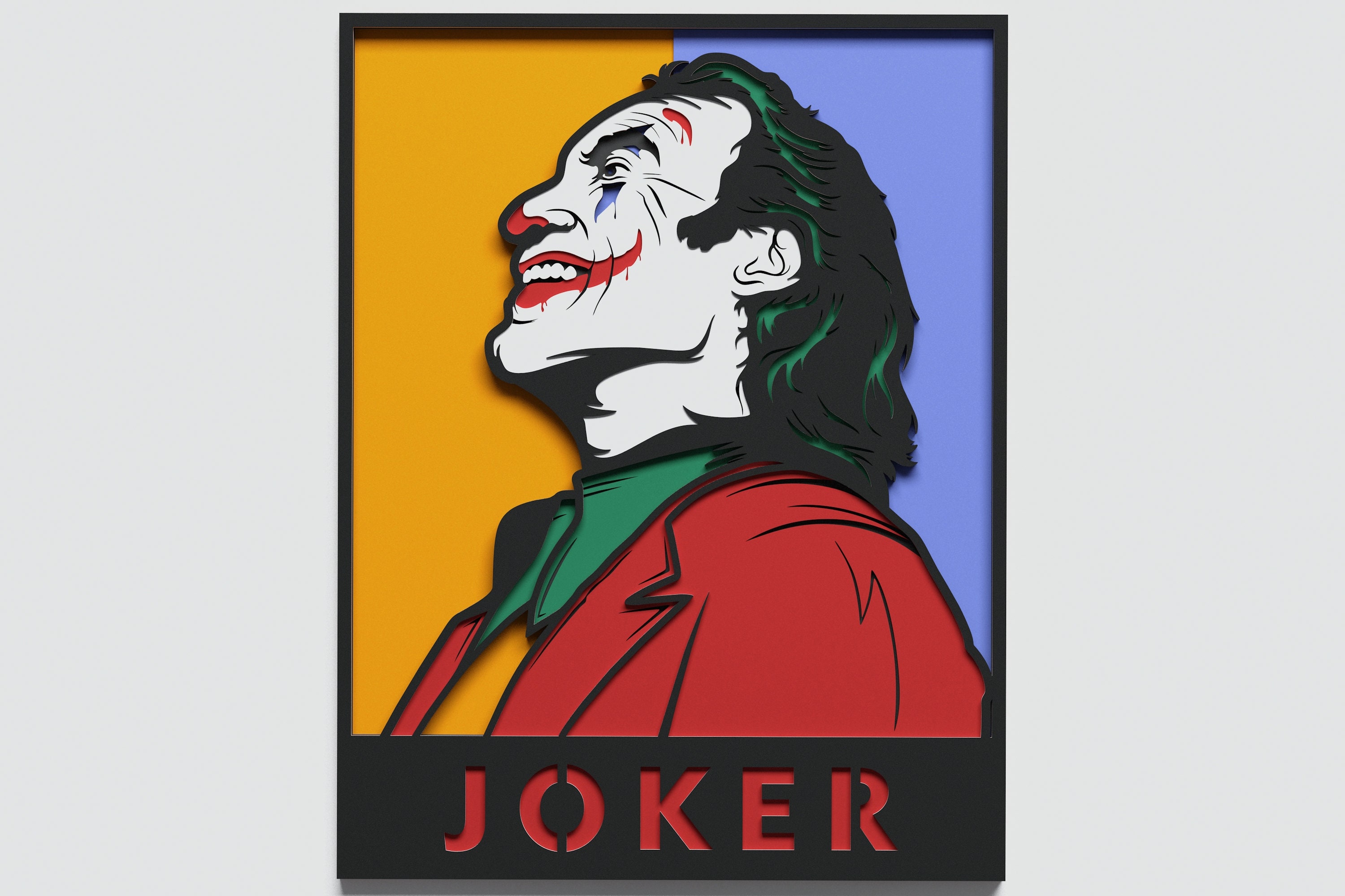 Multilayer Joker Mandala DXF SVG Vector Joker Mandala file | Etsy