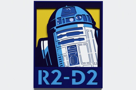 Download Multilayer R2-D2 Mandala SVG Layered Star Wars Mandala file | Etsy