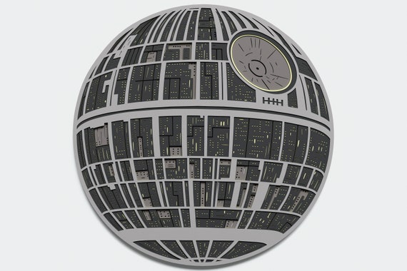Download Multilayer Death Star Mandala Svg Layered Star Wars Mandala Etsy