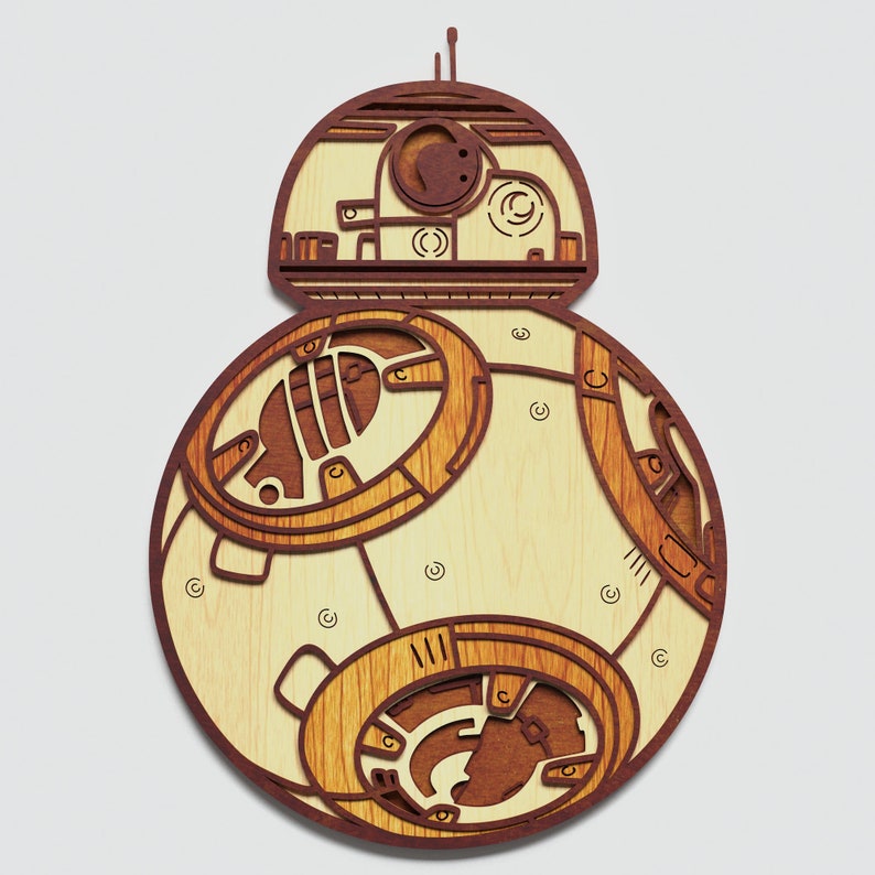 Download Bb 8 Star Wars 3d Svg Mandala Paper Cut Vector Mandala Svg Layered Star Wars Mandala File For Cutting Multilayer Bb 8 3d Design Stamping Craft Supplies Tools Vadel Com