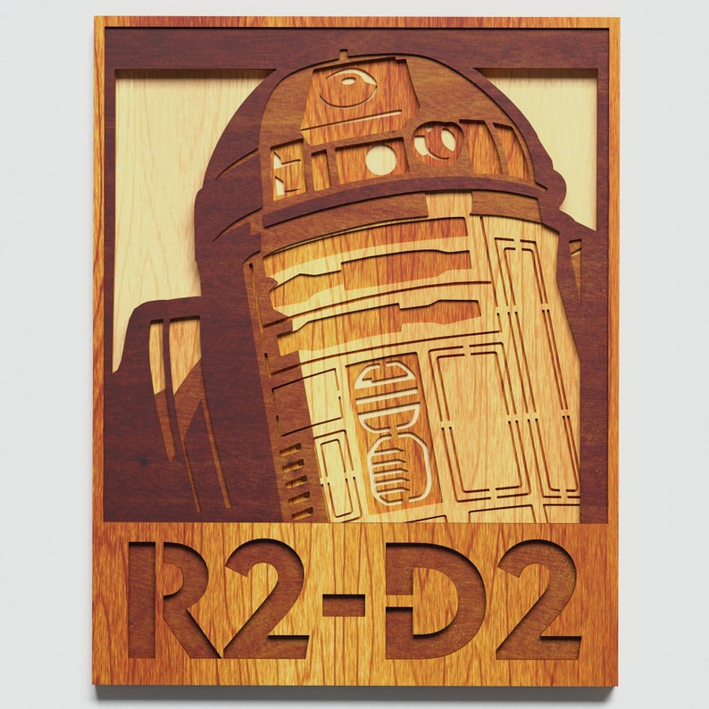 Download Multilayer R2-D2 Mandala SVG Layered Star Wars Mandala ...