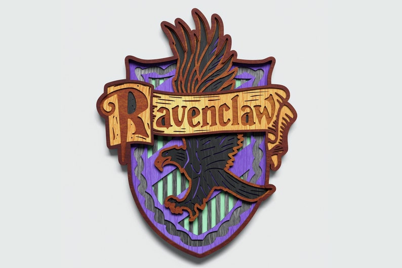 Download Multilayer Ravenclaw Crest Mandala svg DXF SVG Vector | Etsy