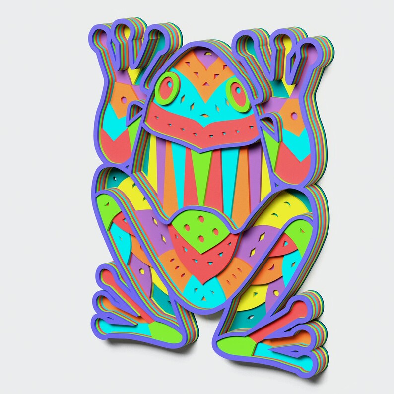 Download Multilayer Frog Mandala SVG Vector Mandala file for laser ...