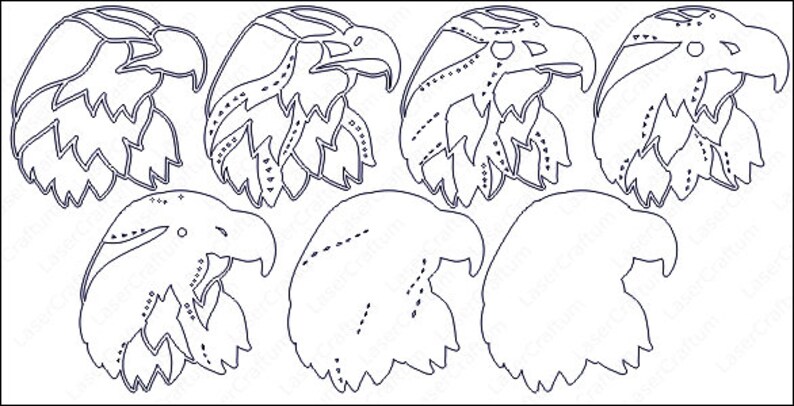 Download Multilayer Eagle Mandala DXF SVG CDR Vector Mandala file ...