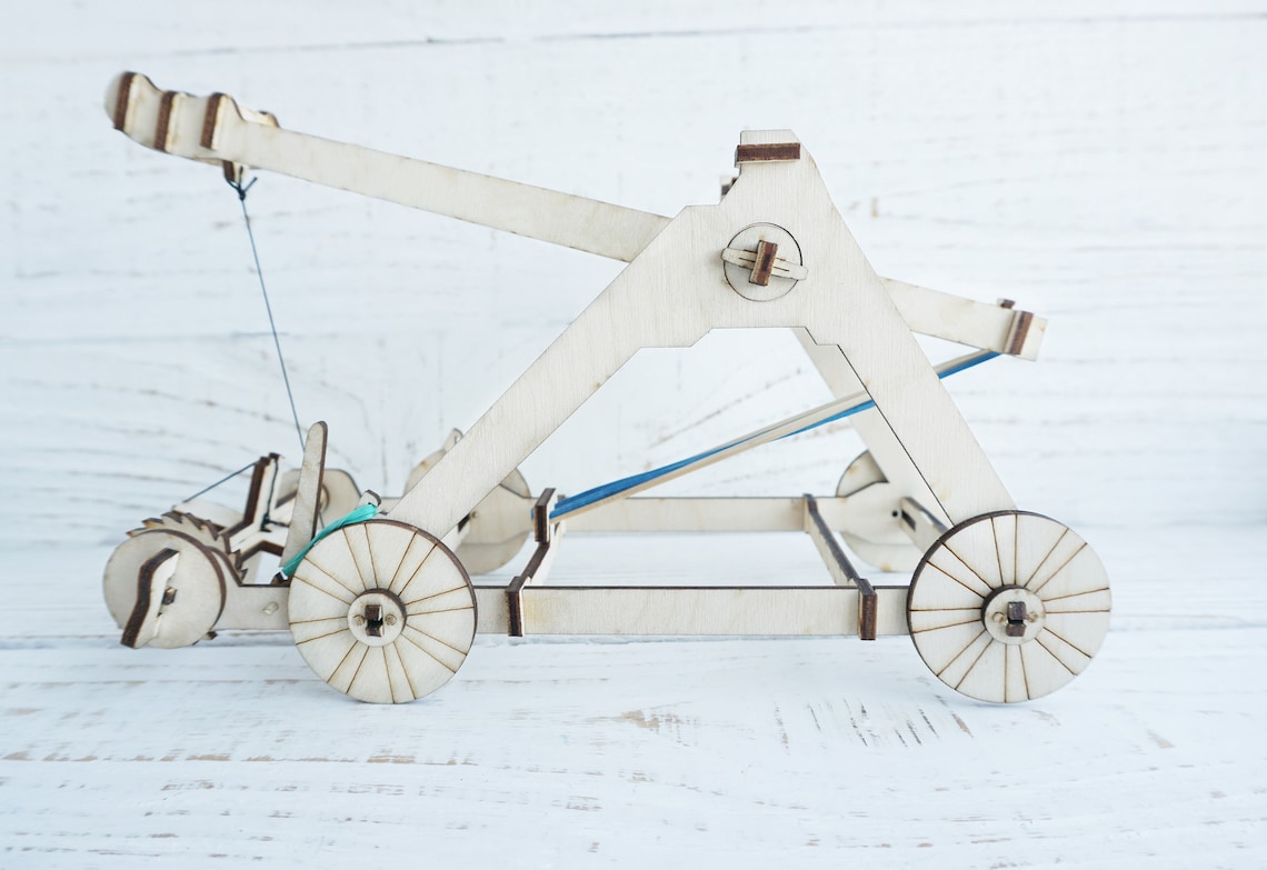 Toy Catapult Vector Model for laser cutting Catapult Laser Etsy