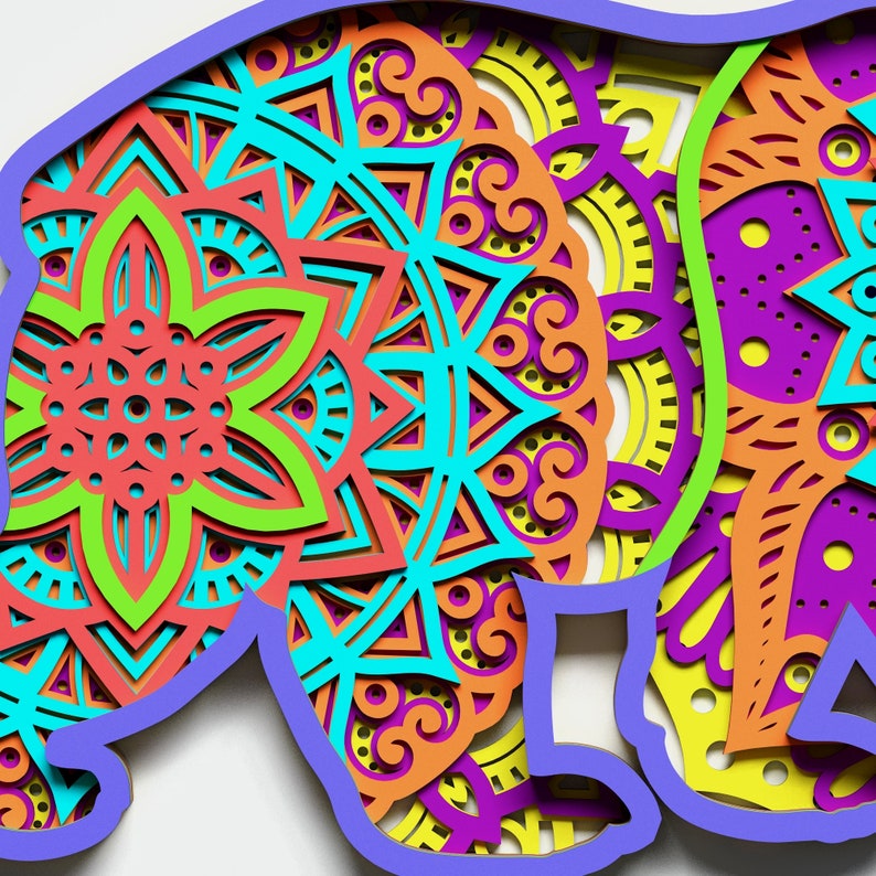 Download 3d Mandala Svg Wood Wall Art Svg Multilayer Bear Mandala Svg Dxf Paper Cut Vector Mandala Cdr Vector Mandala File For Laser Cutting Craft Supplies Tools Kits How To Startfi Io
