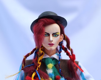 ボーイ・ジョージ、カルチャー・クラブ、人形、布人形 - Etsy 日本