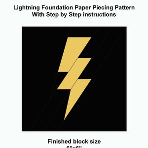 &#39;Lightning Foundation&#39; Papierschnittmuster