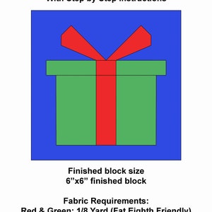 Present Foundation Paper Piecing Pattern FPP