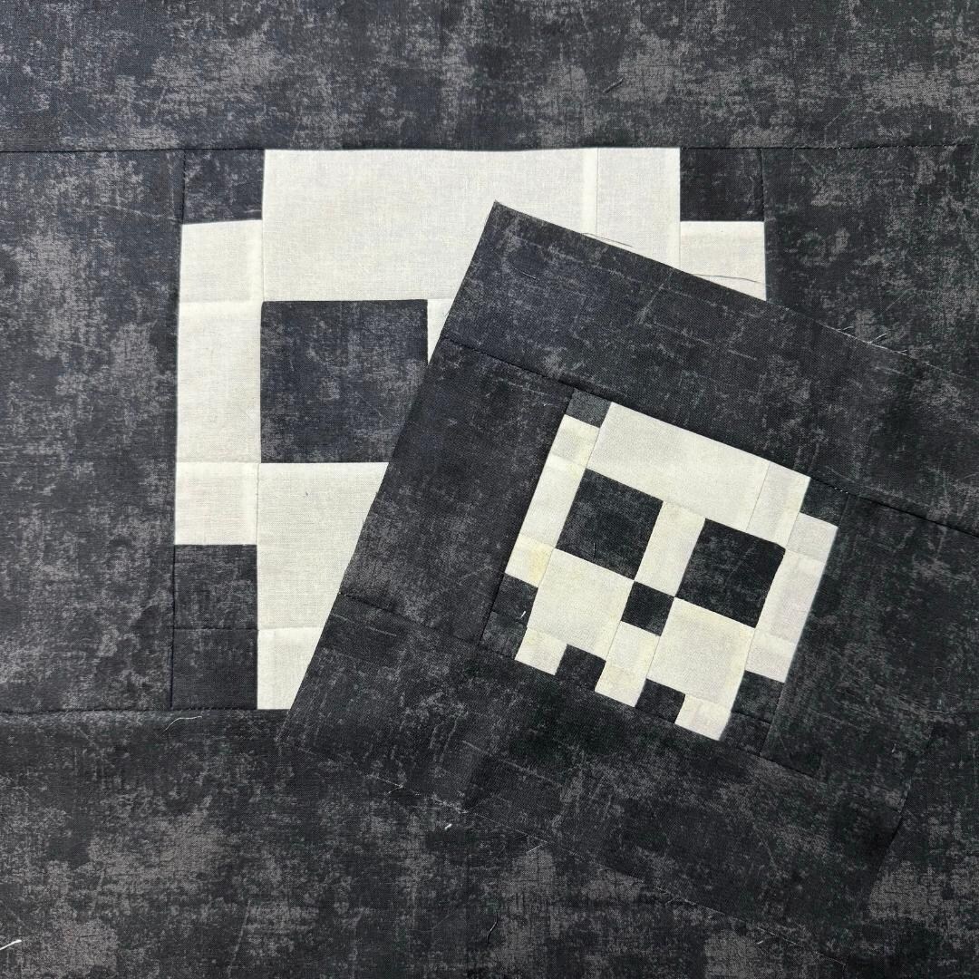 Skull Block in 2 Sizes 9 Inch and 18 Inch - PDF Pattern - Etsy