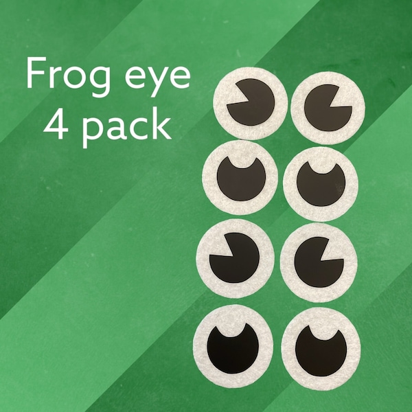 Felt frog eyes *4 pack*