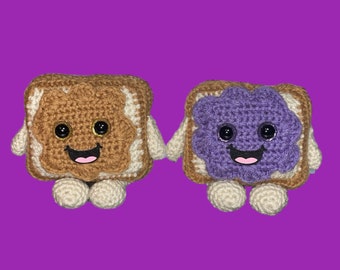 Crochet peanut butter and jelly
