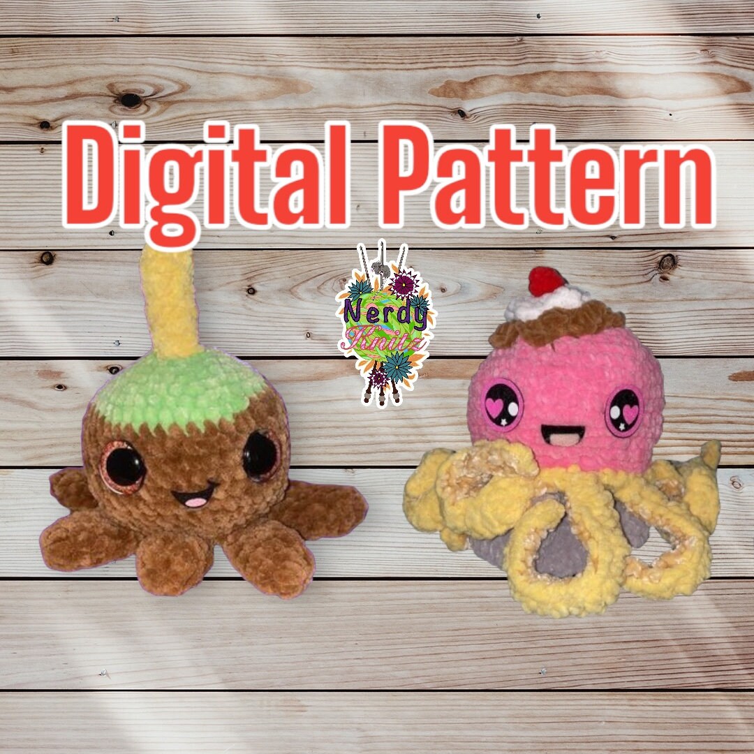 4 in 1 Octopus Crochet Pattern - Etsy