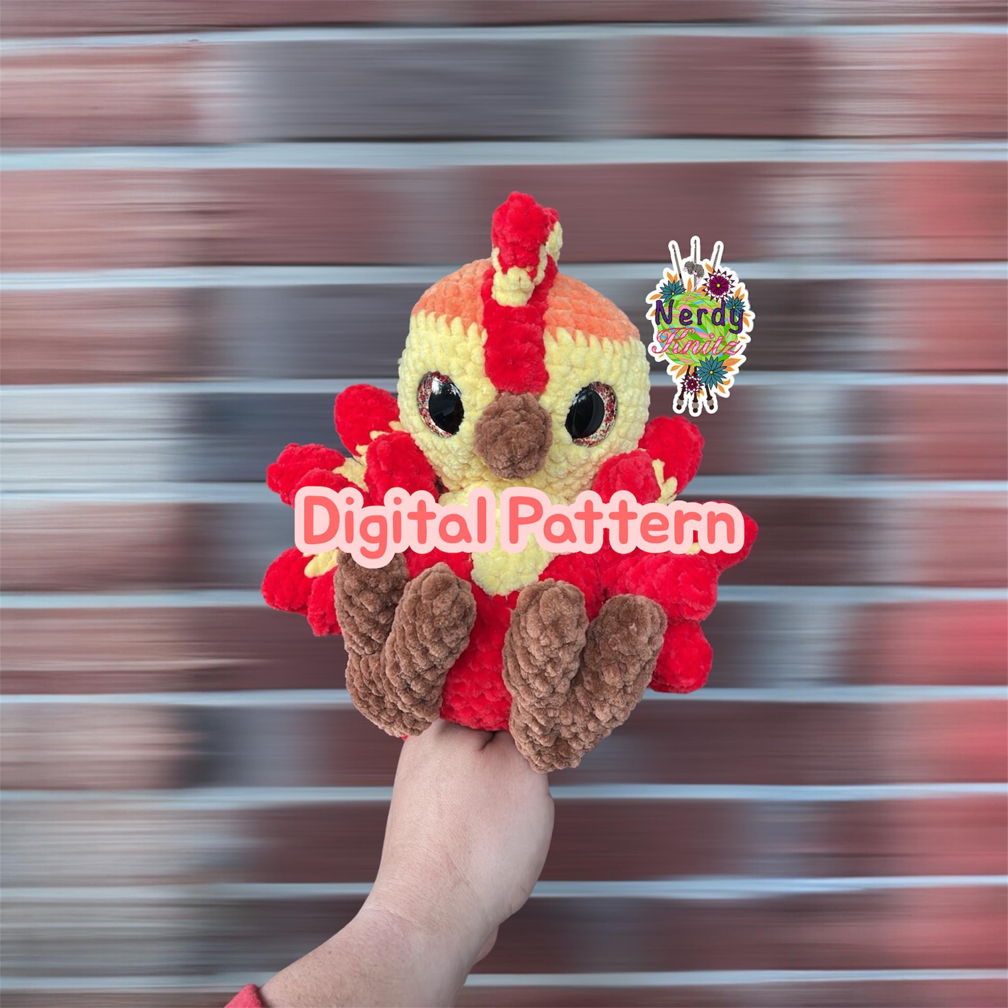Baby Phoenix Crochet Pattern with Mod