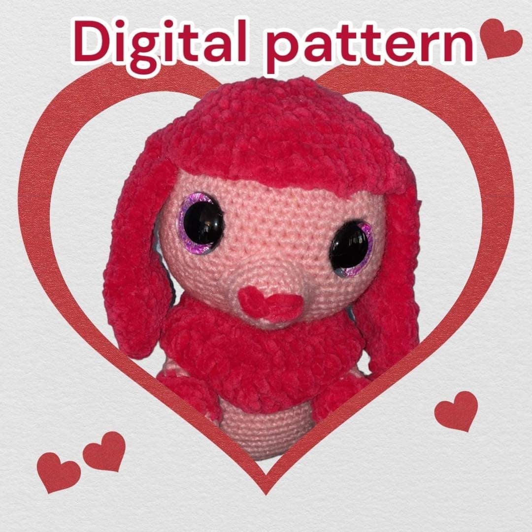 30 Poodle Crochet Patterns to Stitch Adorable Dogs, Toys, and Textured Amigurumi 19 Precious the Poodle Crochet Pattern