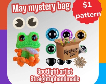 May- Crochet Mystery Grab Bags * for fiber artists wanting a variety of safety eyes*