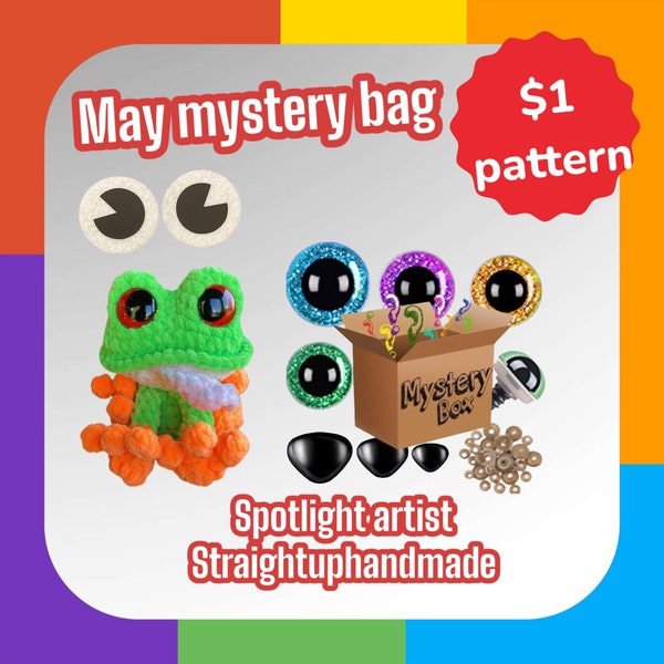 May- Crochet Mystery Grab Bags * for fiber artists wanting a variety of safety eyes*