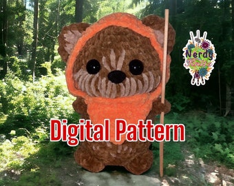 Nerdy Bear crochet pattern