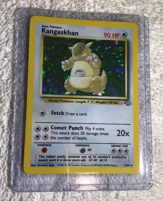 KANGASKHAN - 5/64 - Jungle Set - Holo - Pokemon Card - Exc