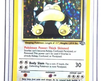 1999 snorlax pokemon card SNORLAX - 11/64 - Jungle Set - Holo - Pokemon Card - Exc / Near Mint -  Vintage