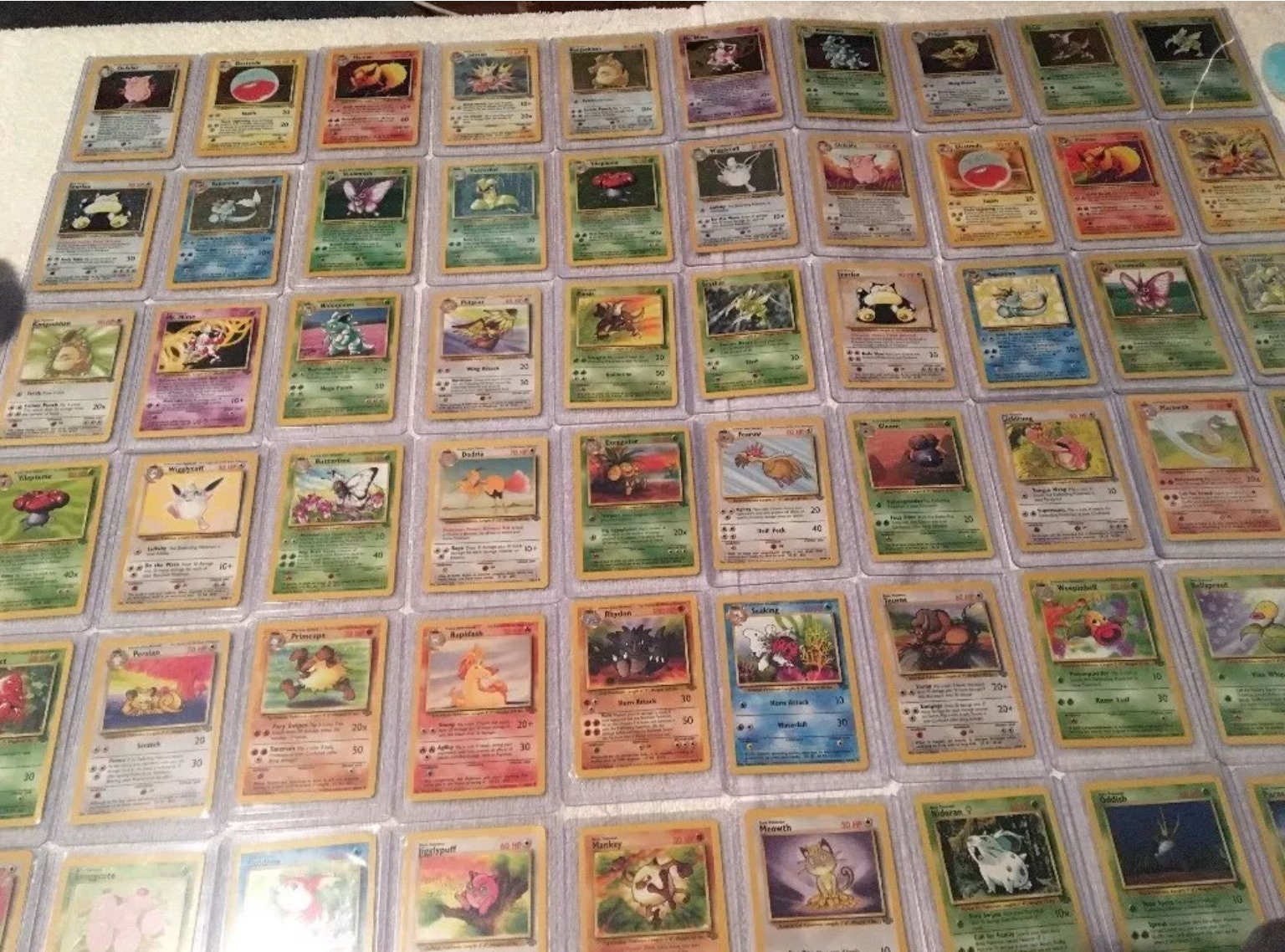 POKEMON Original Jungle Set 64/64 Complete Vintage Set Includes Flareon