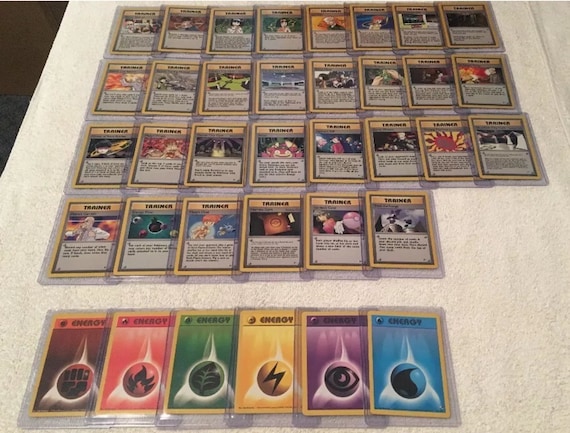 POKEMON Original Gym Heroes Set 132/132 - Complete Vintage Set