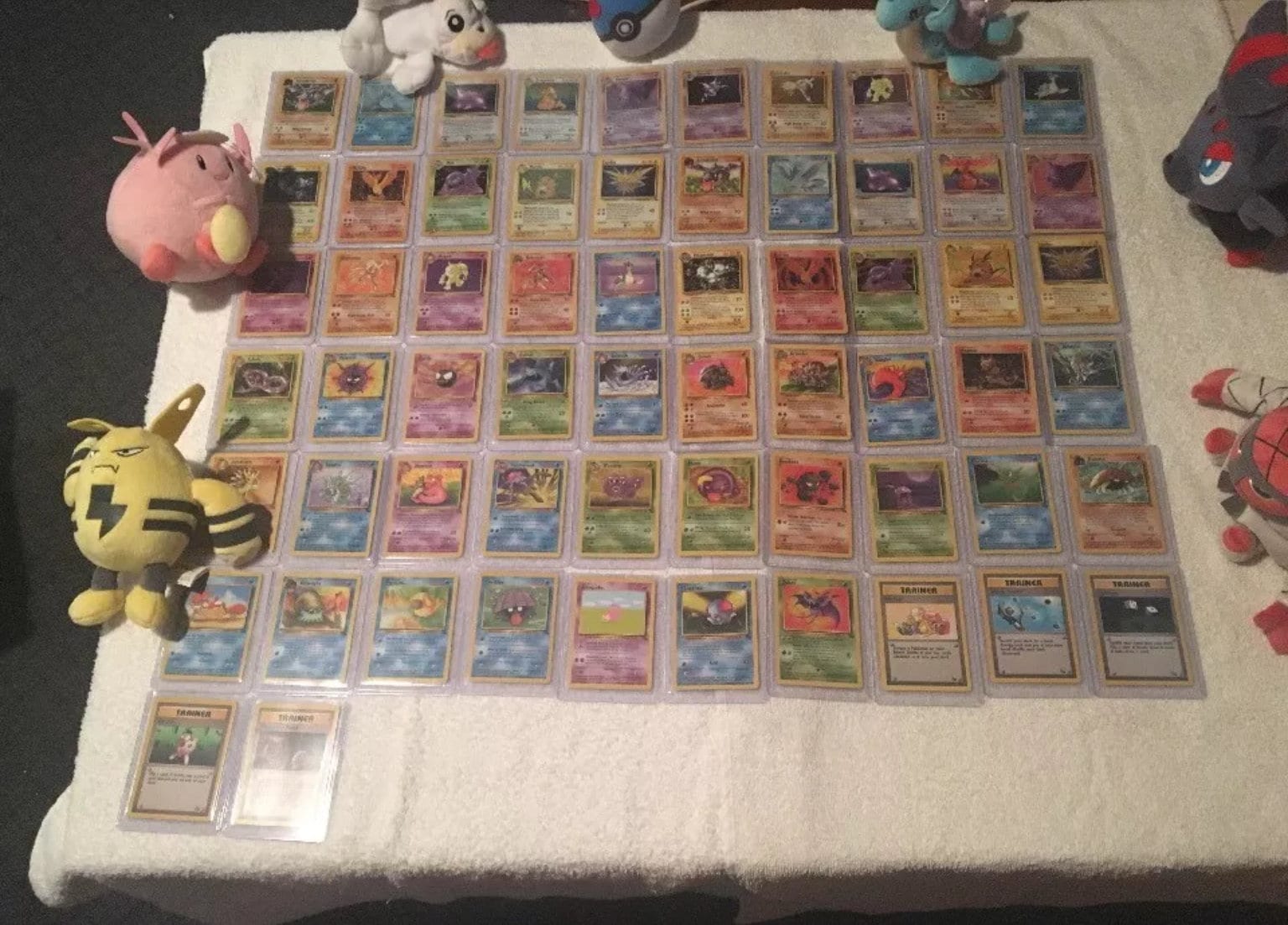 POKEMON Original Fossil Set 62/62 - Complete Vintage Set POKEMON Original Fossil Set 62/62 - Complete Vintage Set