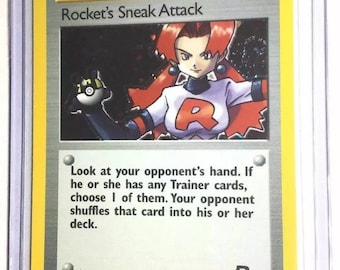 Rocket's Sneak Attack - 16/82 - Team Rocket Set - Holo - Pokemon