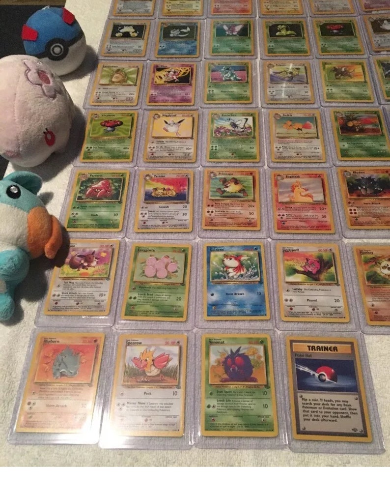 POKEMON Original Jungle Set 64/64 Complete Vintage Set Etsy