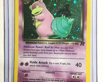 DARK SLOWBRO - 12/82 - Team Rocket Set - Holo - Pokemon Card - Exc / Near  Mint - Vintage - Etsy