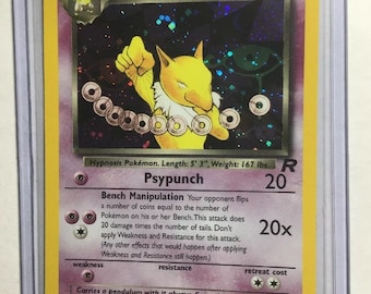 DARK HYPNO - 9/82 - Team Rocket Set - Holo - Pokemon Card - Exc / Near Mint - Vintage DARK HYPNO - 9/82 - Team Rocket Set - Holo - Pokemon Card - Exc / Near Mint - Vintage