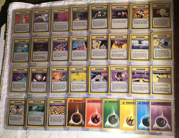 COMPLETE SET POKEMON TRADING CARD COLLECTION GYM CHALLENGE HEROES SET 