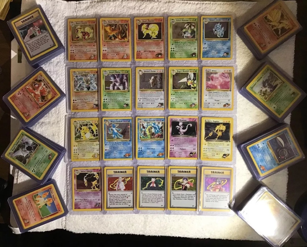 POKEMON Original Gym Challenge Set 132/132 Complete Vintage Set -includes Blaine's Charizard 2/132 - Holos, Rares, Uncommons, Commons EXC/NM - Etsy POKEMON Original Gym Challenge Set 132/132 Complete Vintage Set -includes Blaine's Charizard 2/132 - Holos, Rares, Uncommons, Commons EXC/NM - Etsy