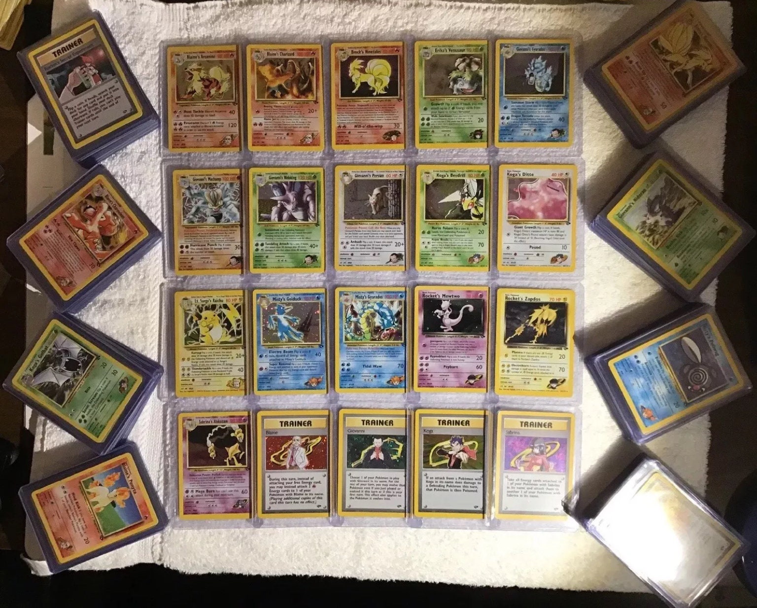 Super Rare ! Complete Set Pokemon Gym Badge Collection Black2 & White2  Authentic