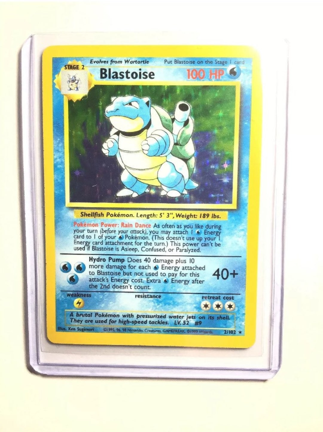 ポケモンカードゲーム Blastoise 2/102 Base Set Pokemon TCG BLASTOISE - 2/102 - Base Set - Holo - Pokemon Card - Exc
