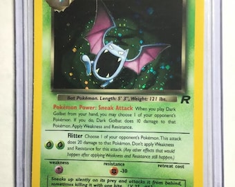 dark golbat pokemon card price Team Rocket Holo Japanese #42 PSA 8 Grass Ability Sneak Attack When you play Dark Golbat from your hand DARK GOLBAT - 7/82 -