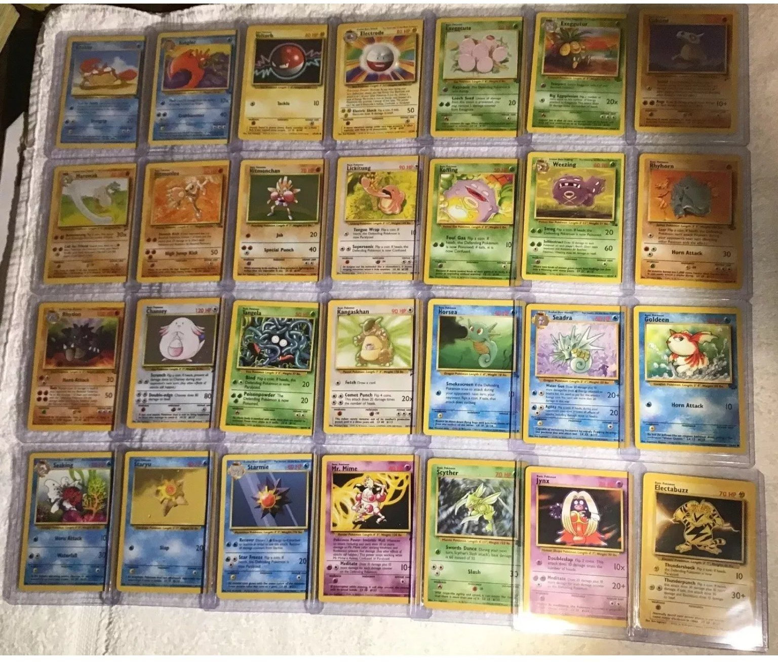Pokemon Card 1st COMPLETE SET of ORIGINAL 151/150 (Base, Jungle, and Fossil  Set)