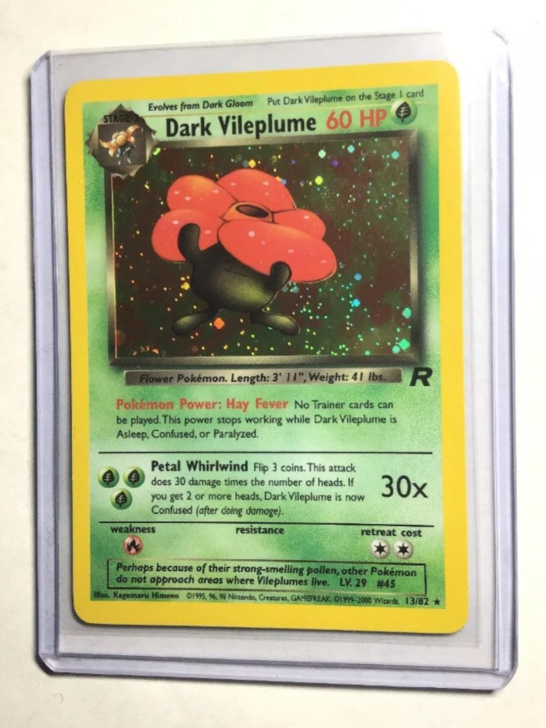 dark vileplume pokemon card CGC 9 Dark Vileplume 30/82 Pokémon Team Rocket 1st Edition – FNT  Collectibles main image 0