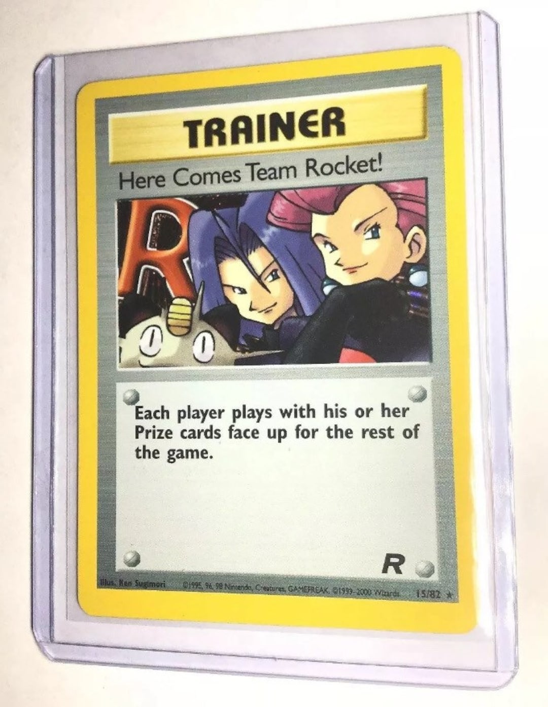 Here Comes Team Rocket! - 15/82 - Team Rocket Set - Holo - Pokemon Card -  Exc / Near Mint - Vintage - Etsy