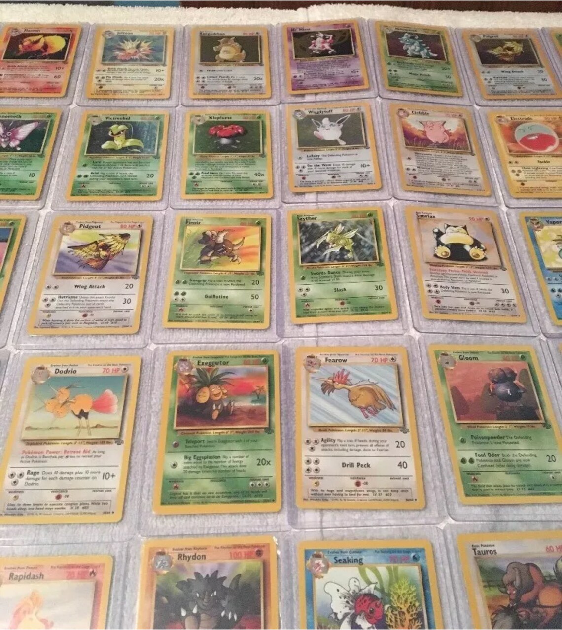 POKEMON Original Jungle Set 64/64 Complete Vintage Set Etsy
